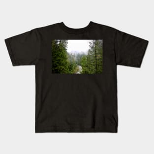 Coastal BC Woods. Kids T-Shirt